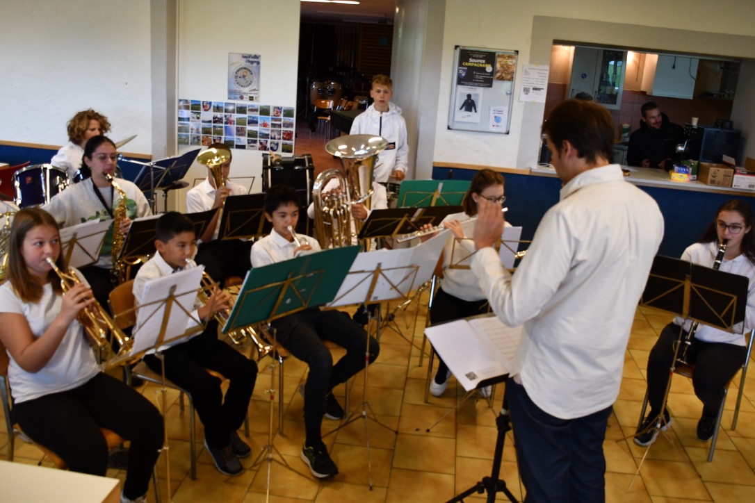 Animation par les Cadets