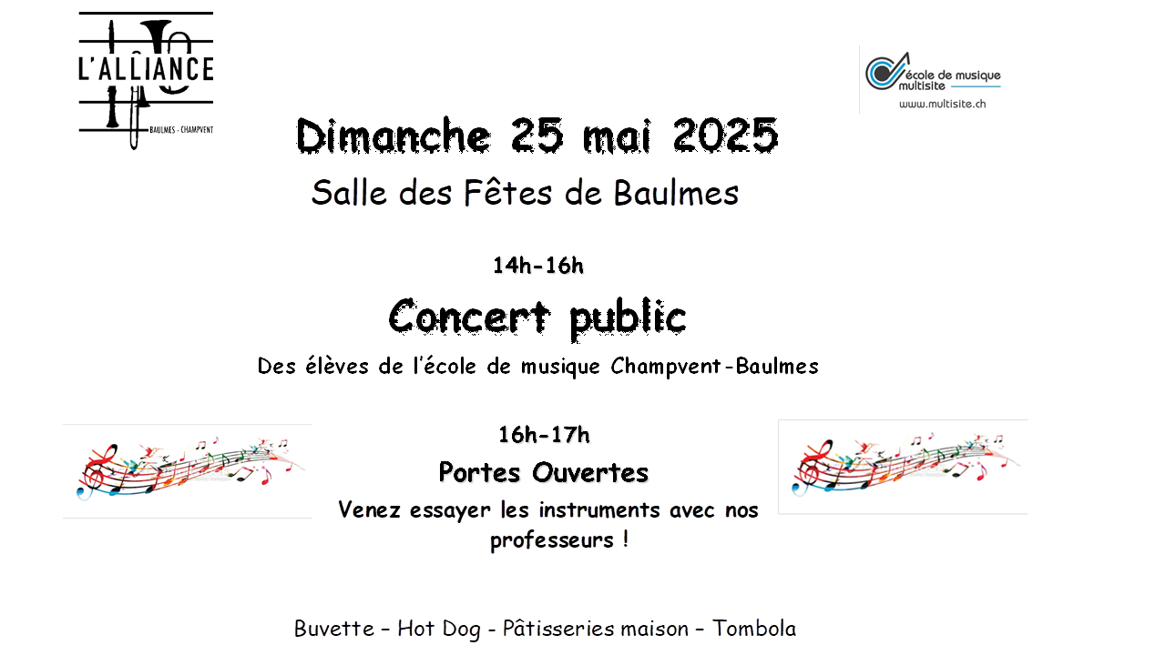 Concert et Portes Ouvertes